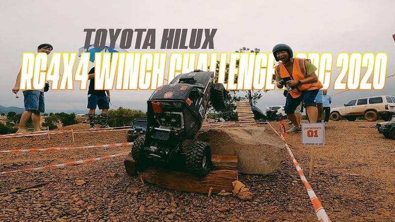 E3S-RC TOYOTA HILUX  TRX-4 Traxxas | RC 4x4 Winch Challenge HORC 2020