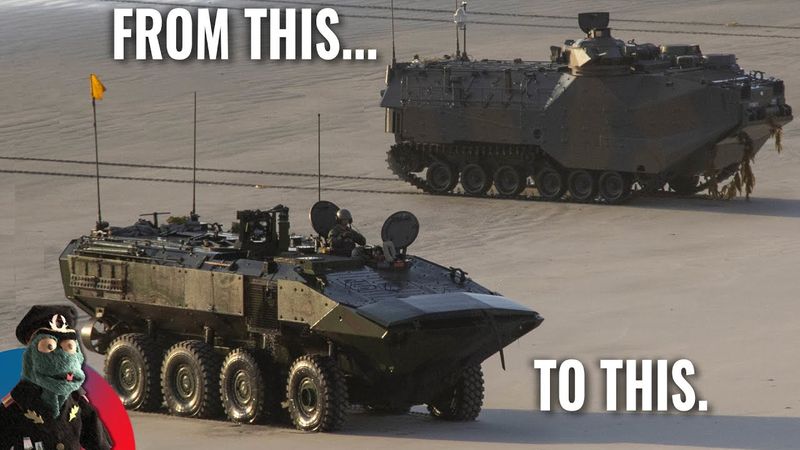 Why have Marines replaced their iconic amphibious AAVs with this unremarkable vehicle?