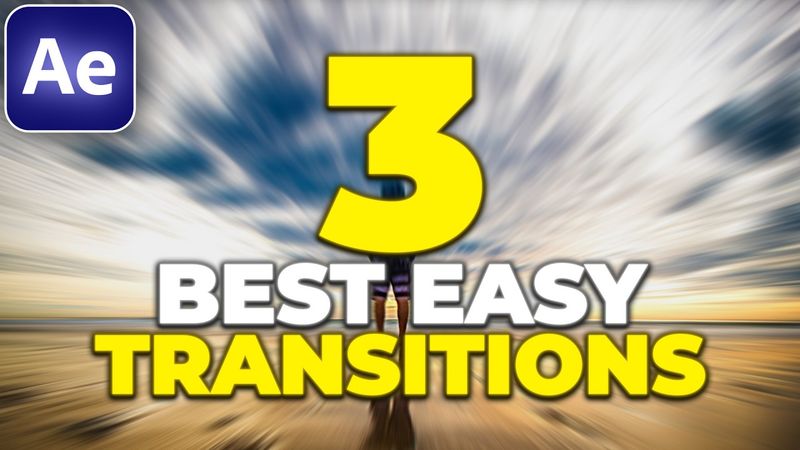 TOP 3 TRANSITIONS in After Effects | Best Easy Transitions