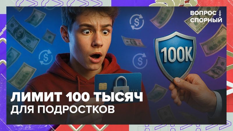 Лимит 100 тысяч для подростков: защита от мошенников или удар по самостоятельности? | Вопрос спорный