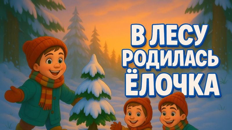 В Лесу Родилась Елочка 🎄 Детская Песня