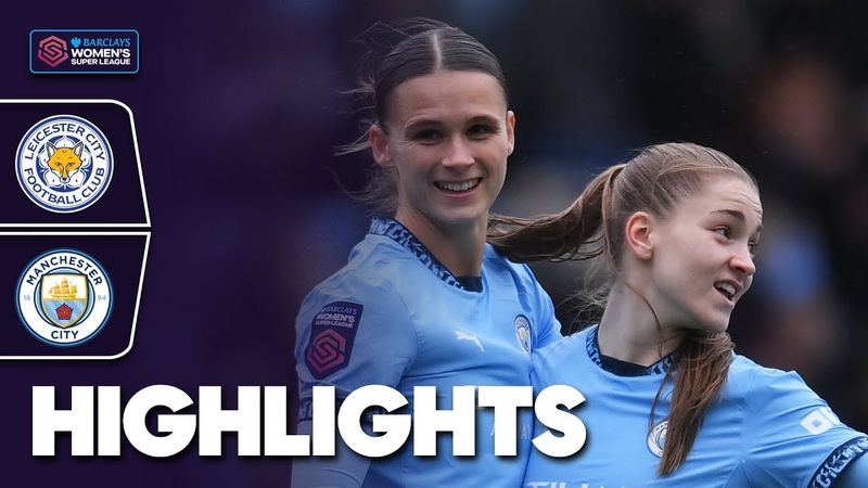 Great Keating Saves See Manchester City Win| Leicester City v Manchester City | Barclays WSL 2024-25