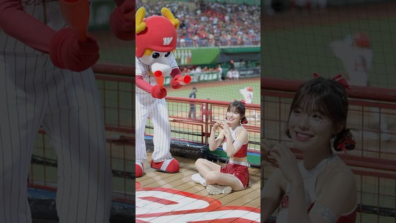 威弟直接被多慧強制角色互換 在一旁氣噗噗🤣​⁠@lee_dahye #李多慧 #이다혜 #cheerleader #fancam #shorts