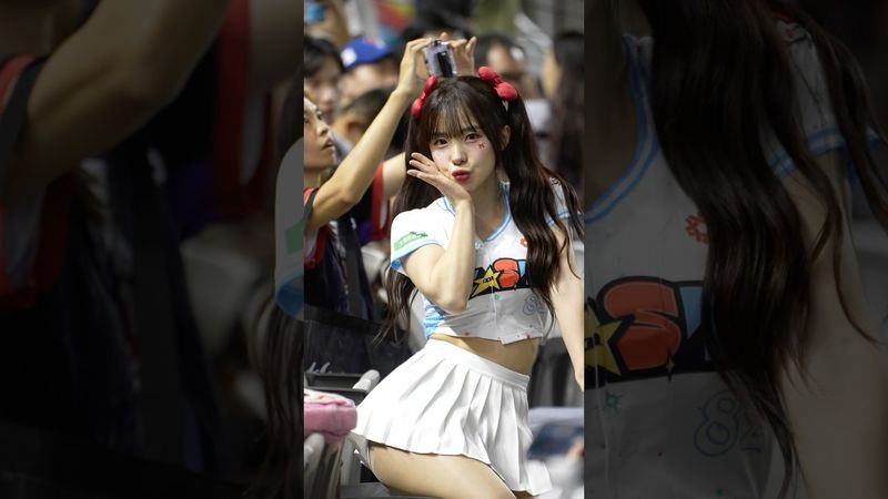 不管我坐哪裡多慧的火眼金睛總能找到我🥰​⁠@lee_dahye #李多慧 #이다혜 #cheerleader #fancam #明星賽 #中職明星賽