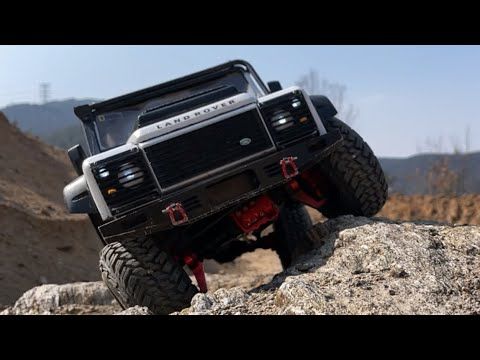 Traxxas TRX4 LAND ROVER DEFENDER D110 Pickup Off-road Driving 4X4 RC Car No.37