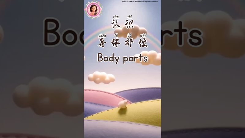 Bilingual english chinese body parts #kidslearning #learning  #bilingualeducation #learnathome