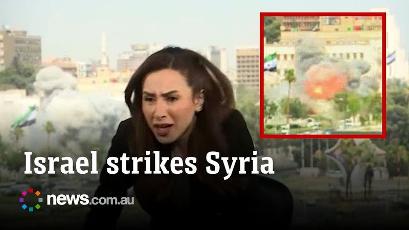 Anchor flees in horror scenes on live TV