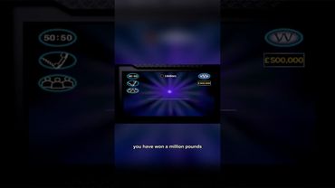 I won million pounds! #millionaire #wwtbam #shorts #youtubeshorts
