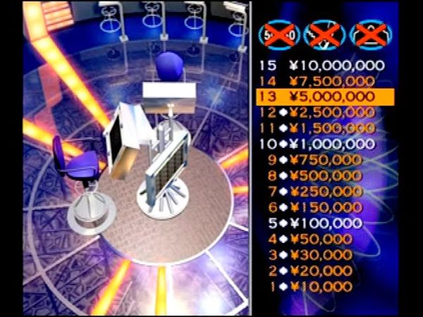 クイズミリオネア Party編（PS1) Quiz Millionaire test play  0413