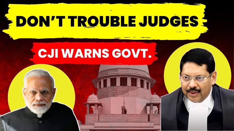 DON'T ILL TREAT JUDGES; CJI WARNS GOVT. #lawchakra #supremecourtofindia #judges #pension #central