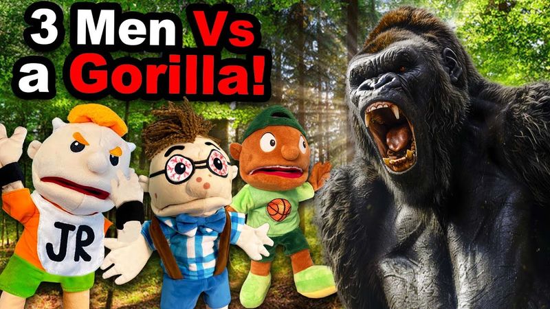 SML Movie: 3 Men VS  a Gorilla