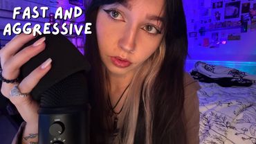 FAST AND AGGRESSIVE FOAM MIC COVER ASMR 🎙️ (Mic Pumping, Swirling, Scratching)