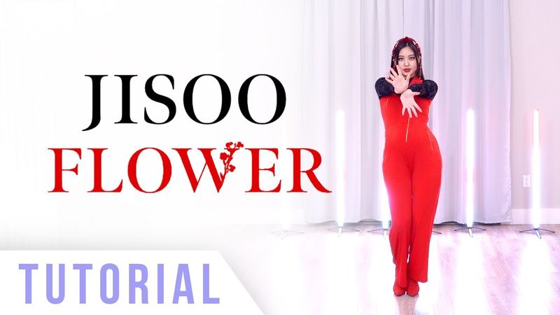 JISOO - ‘꽃 (FLOWER)’ Dance Tutorial (Explanation & Mirrored) | Ellen and Brian