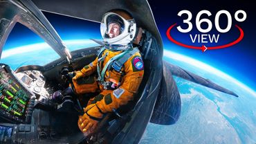 360° U-2 Spy Plane Flight | Full Cockpit Ride to 70,000 Feet