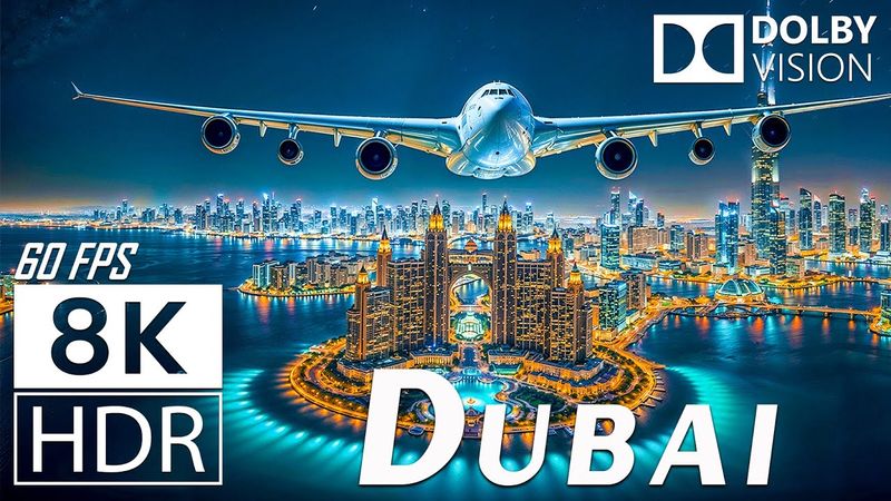 🌆 DUBAI, United Arab Emirates | 8K HDR 60FPS DOLBY VISION