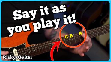 How To Hear And Visualise Where The Guitar Notes Live On The Guitar