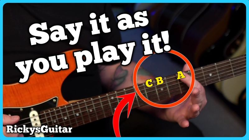 How To Hear And Visualise Where The Guitar Notes Live On The Guitar