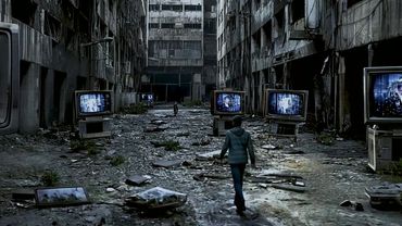 This song and video is a take on the rate of news and information fly...