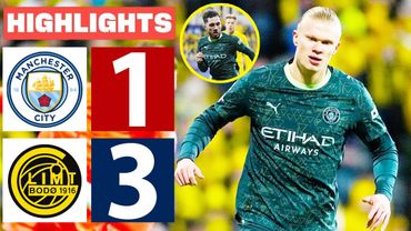 Manchester City vs Bodo Glimt 1-3 Highlights & All Goals 2026 🔥 Rayan Cherki Goal