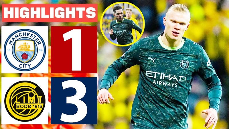 Manchester City vs Bodo Glimt 1-3 Highlights & All Goals 2026 🔥 Rayan Cherki Goal