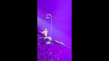 Horror moment Katy Perry's flying prop malfunctions