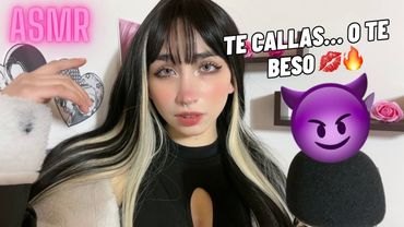 Te callas… o te beso 😈🔥 La chica mala te acorrala | ASMR Roleplay