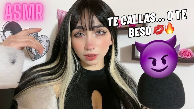 Te callas… o te beso 😈🔥 La chica mala te acorrala | ASMR Roleplay