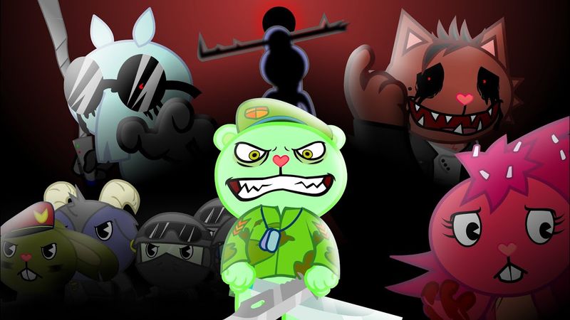 "LEGENDS NEVER DIE" (AMNESIA 4)  ANIMATION happy tree friends