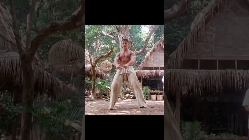 Jean-Claude Van Damme 🔥Kickboxer Training  #shorts
