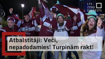 Pēc Latvijas izlases zaudējuma līdzjutēji vēl atpūsties un nepadoties