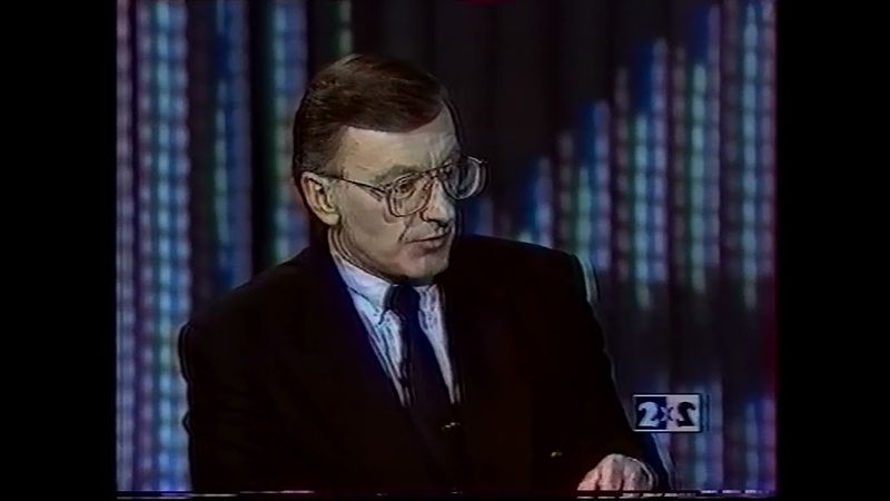 Интервью с Борисом Фёдоровым после убийства Влада Листьева (неизв. программа, 2х2, март 1995)