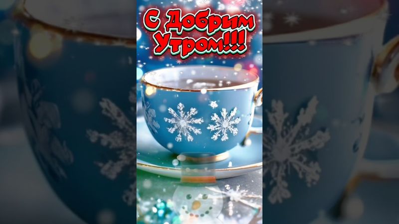 ❄️С Добрым Утром ❄️.#сдобрымутром #хорошегодня #пожелания #открыткадоброеутро #shortvideo