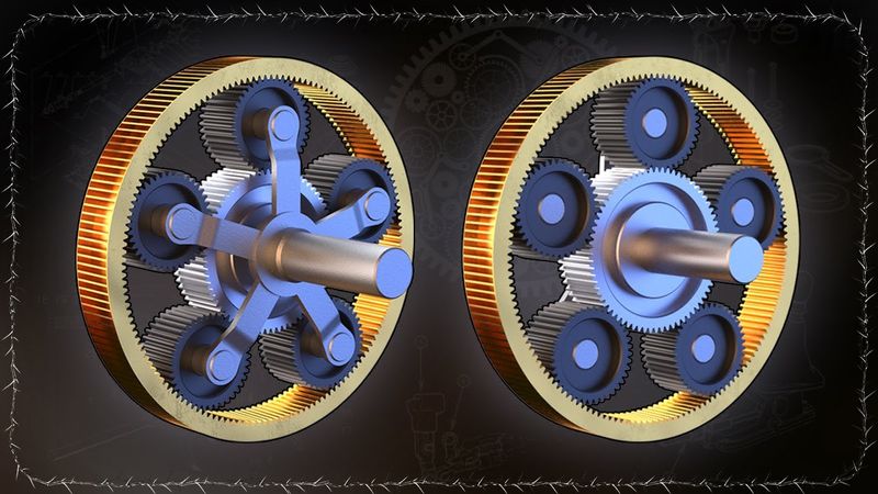 Риггинг и анимация Планетарного Механизма в 3ds Max