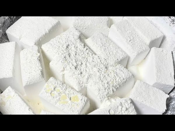 Heavy Cornstarch on Fresh Chalk