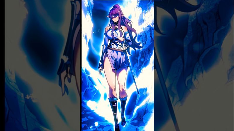 Strong Ice Elf waifu 🥶| The Indomitable Martial King |#manhwa #shorts