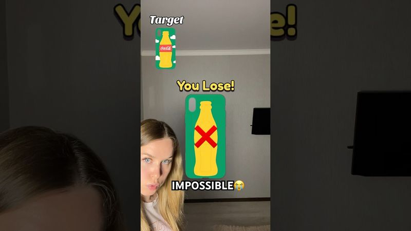 Coca-Cola Phone Paint Challenge📱🎨IMPOSSIBLE😭#shorts