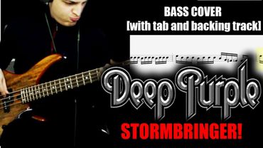 Stormbringer - Deep Purple bass cover [WITH TAB][GUITAR BACKING TRACK]