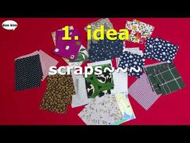 DIY"귀여운 가방" 을 만들기 위한 3가지 "깜짝" 아이디어!/fold & stitch tote/flower stitch pouch/flower applique tote bag