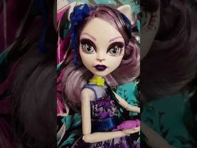 Распаковка куклы монстер хай Катрин де Мяу