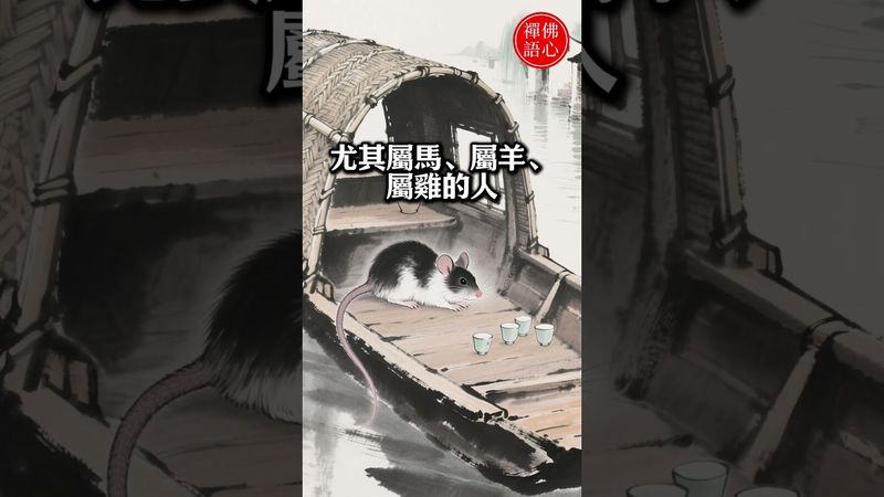 生肖鼠必看！千萬要小心這個人！他是你一輩子的剋星！遇見了最好遠離！否則會影響自己的運勢！訂閱「佛心禪語」，讓你看清命運，看懂人心，好運天天有！