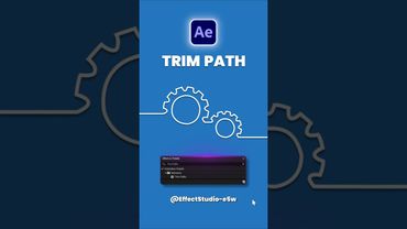 Trim Path Animations in After Effects #shortsviral#adobeaftereffects