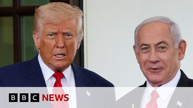 Netanyahu visits US as Trump puts pressure to agree Gaza ceasefire deal | BBCNews