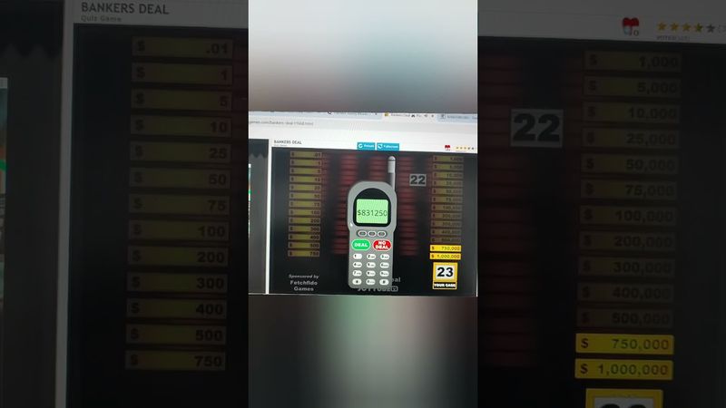 Winning $1,000,000 on Deal or No Deal (Banker's Deal)