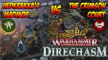 Underworlds Direchasm Battle Report - Hedkrakka's Madmob vs The Crimson Court 4K!