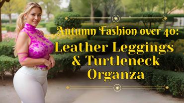 Leather Leggings and Turtlenecks Are Back in Style!