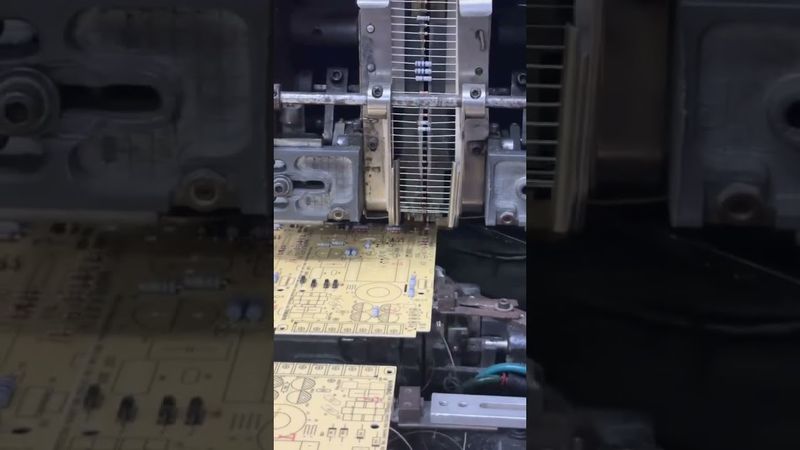 Ensamble Automátizado de componentes Electrónicos #circuitos #electrónica #mecatrónica #plc