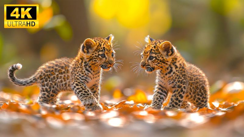 Eine filmische 4K-Reise mit Tierbabys, entspannender Heilmusik, beruhigen Sie Ihren Geist