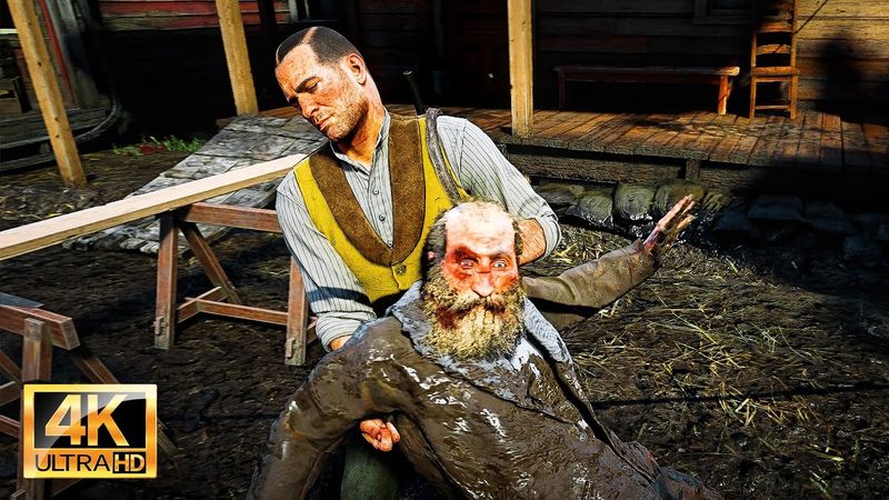 Red Dead Redemption 2 : Torturing and Brutal Killing People Vol.2 [4K]