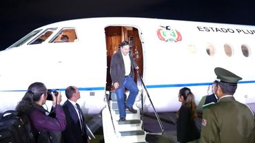 Bolivian President Arce arrives in Colombia for Amazon summit | AFP