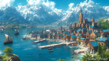 The Sapphire Haven: Fantasy Celtic Music for Relax | Medieval Serenity